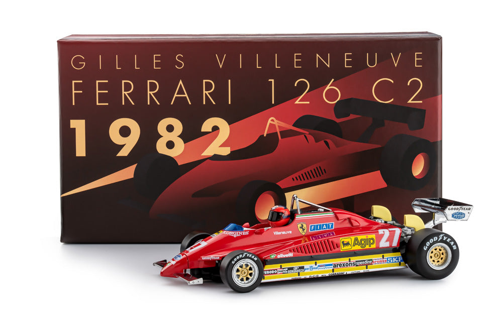 Policar - Ferrari 126 C2 - #27 - Gilles Villeneuve - Zolder GP Qualifying 1982 - Análogo, escala 1/32