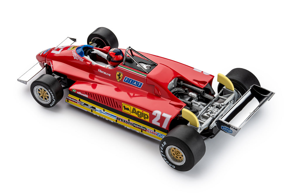 Policar - Ferrari 126 C2 - #27 - Gilles Villeneuve - Zolder GP Qualifying 1982 - Análogo, escala 1/32