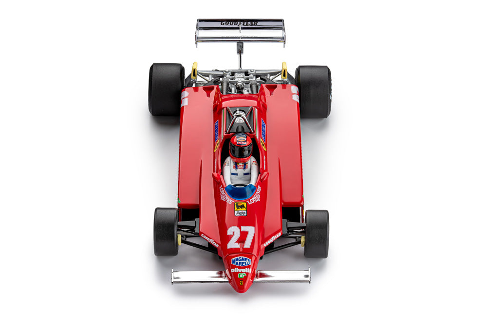 Policar - Ferrari 126 C2 - #27 - Gilles Villeneuve - Zolder GP Qualifying 1982 - Análogo, escala 1/32
