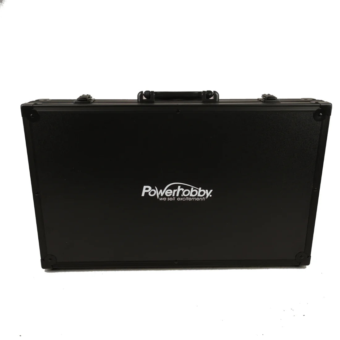 Power Hobby - HO Slot Car Aluminum Carrying Case For AFX Auto World Tyco Aurora Fits 60 cars