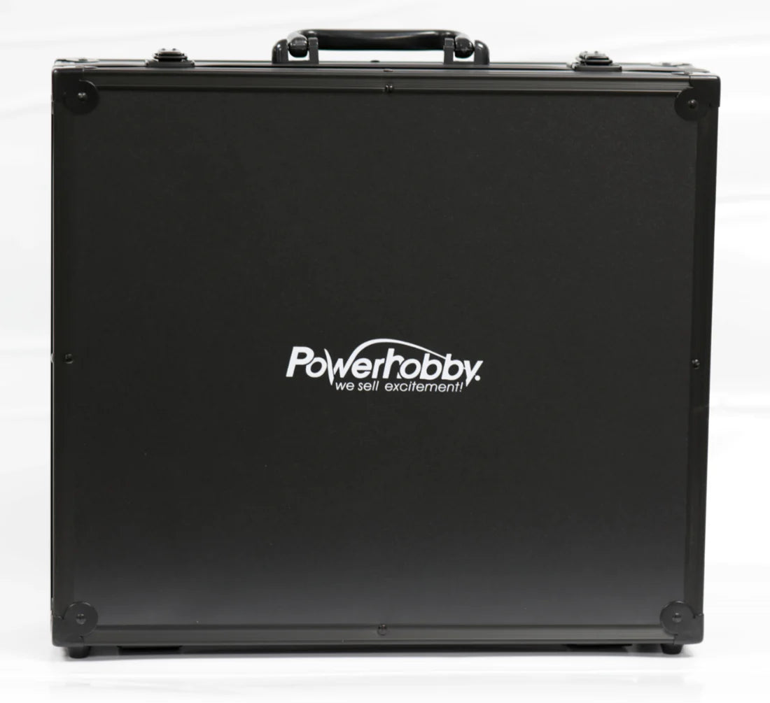 Power Hobby - 1/32 Slot Car Aluminum Carrying Case For Scalextric Carrera Slot.it SCX Fits 20