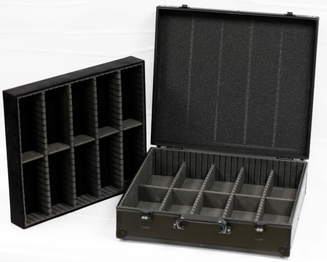 Power Hobby - 1/32 Slot Car Aluminum Carrying Case For Scalextric Carrera Slot.it SCX Fits 20