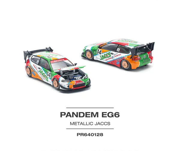 POP RACE - Pandem Civic EG6 #14 "JACCS" - Scale 1/64