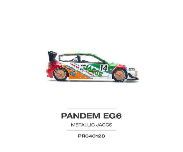 POP RACE - Pandem Civic EG6 #14 "JACCS" - Scale 1/64