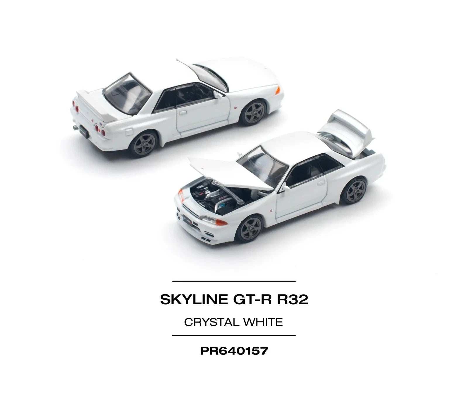 POP RACE -1:64 Nissan Skyline GT-R R32 – Crystal White