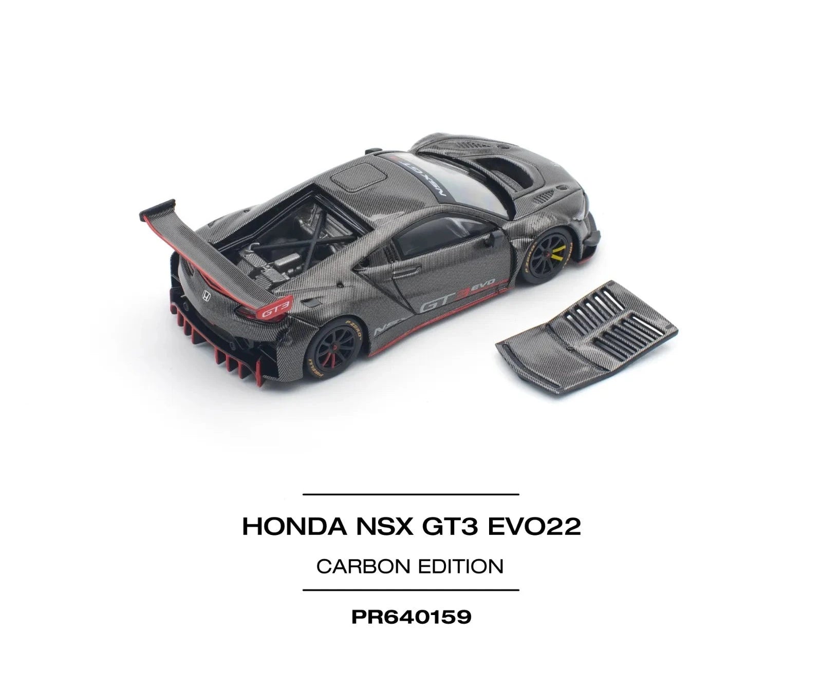POP RACE - 1:64 Honda NSX GT3 EVO22 – Carbon Edition
