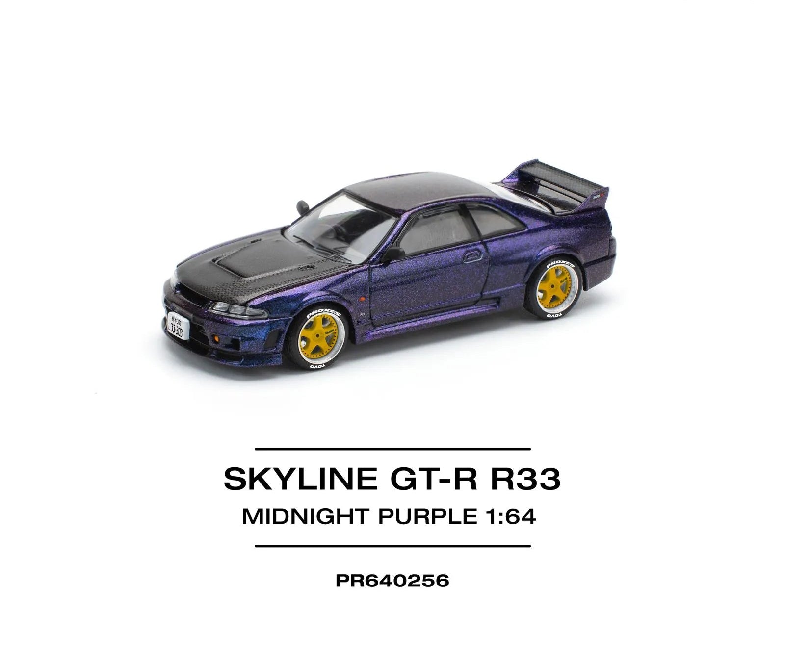 POP RACE - 1:64 SKYLINE GT-R R33 NISMO – MIDNIGHT PURPLE
