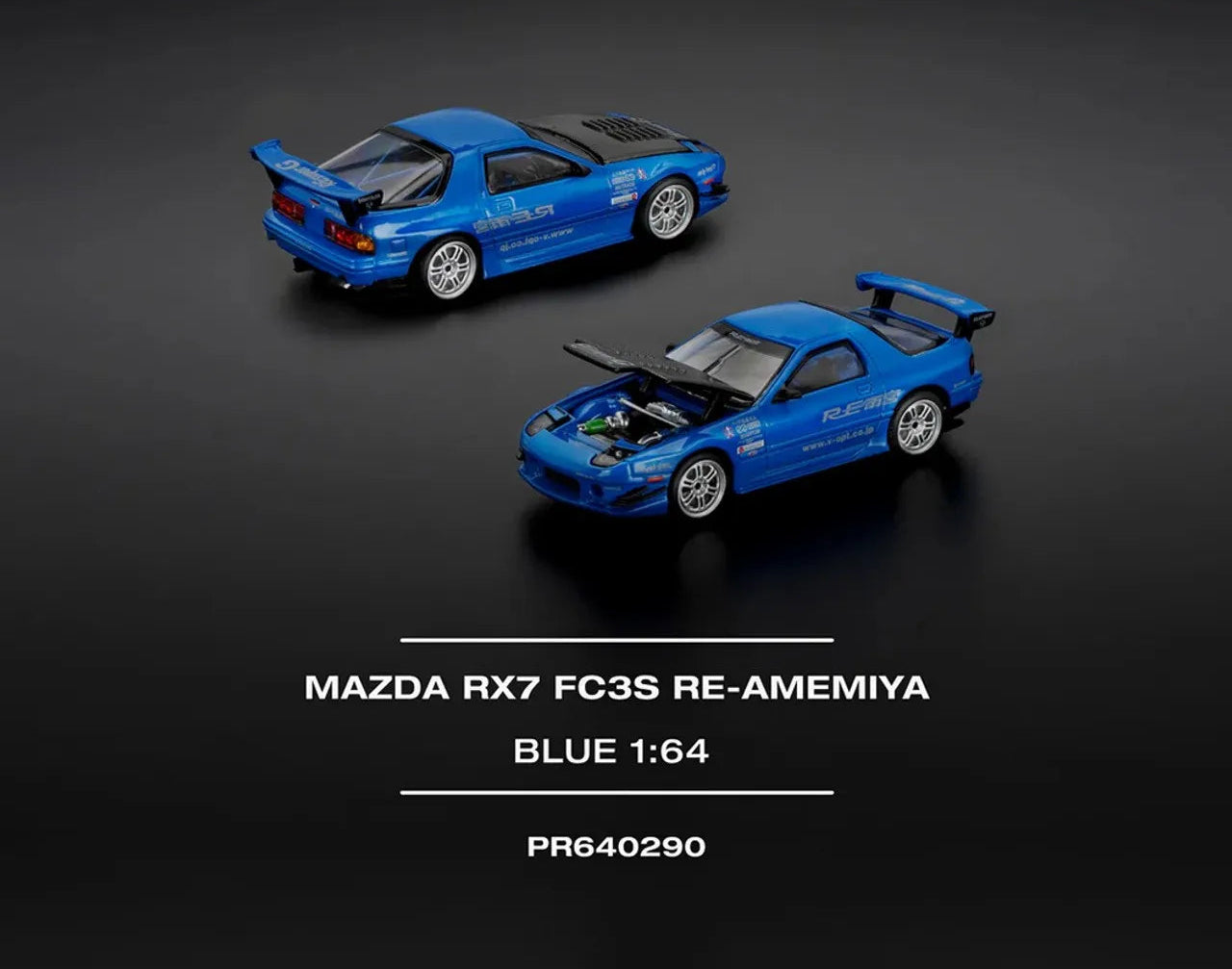 POP RACE - 1:64 MAZDA RX7 (FC3S) Re-Amemiya – Blue