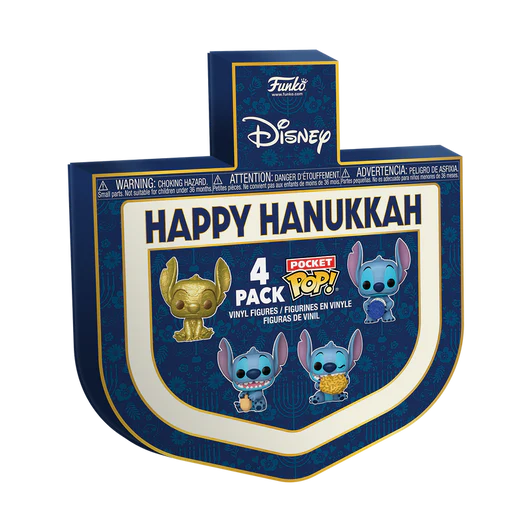 Funko Pocket Pop: Disney Lilo y Stitch - Happy Hanukkah 4 Pack