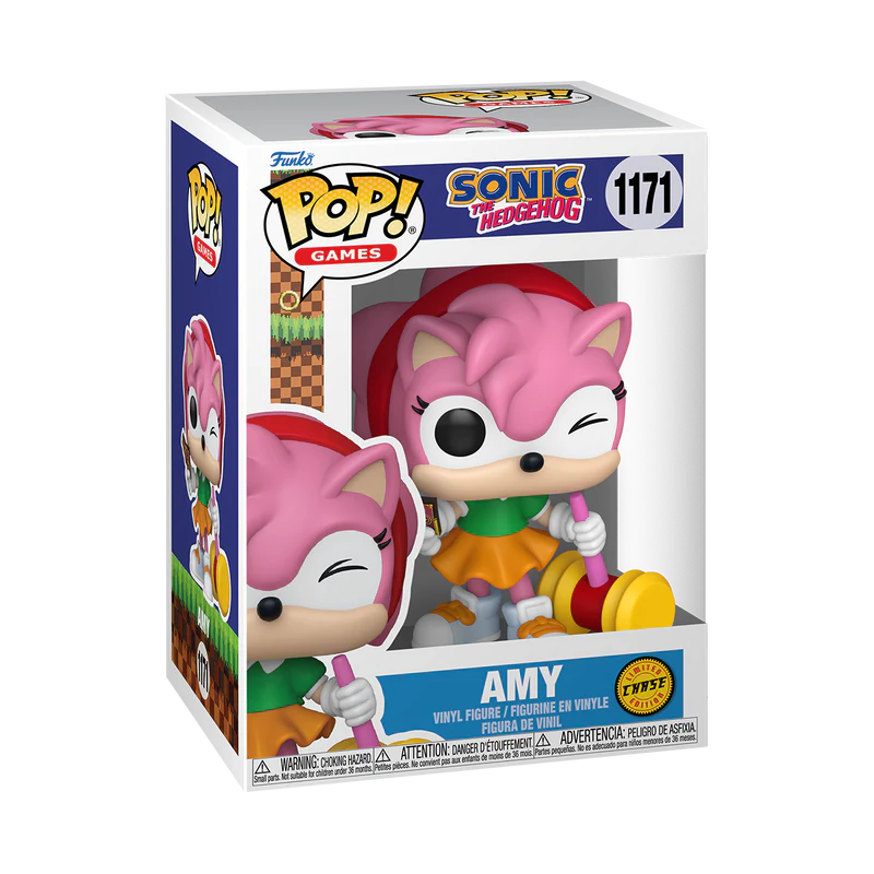 Funko Pop Games: Sonic The Hedgehog - Amy Rose, #1171 (CHASE)