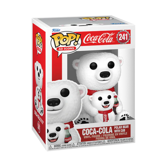 Funko Pop Ad Icons: Coca Cola - Oso Polar y Cachorro, #241