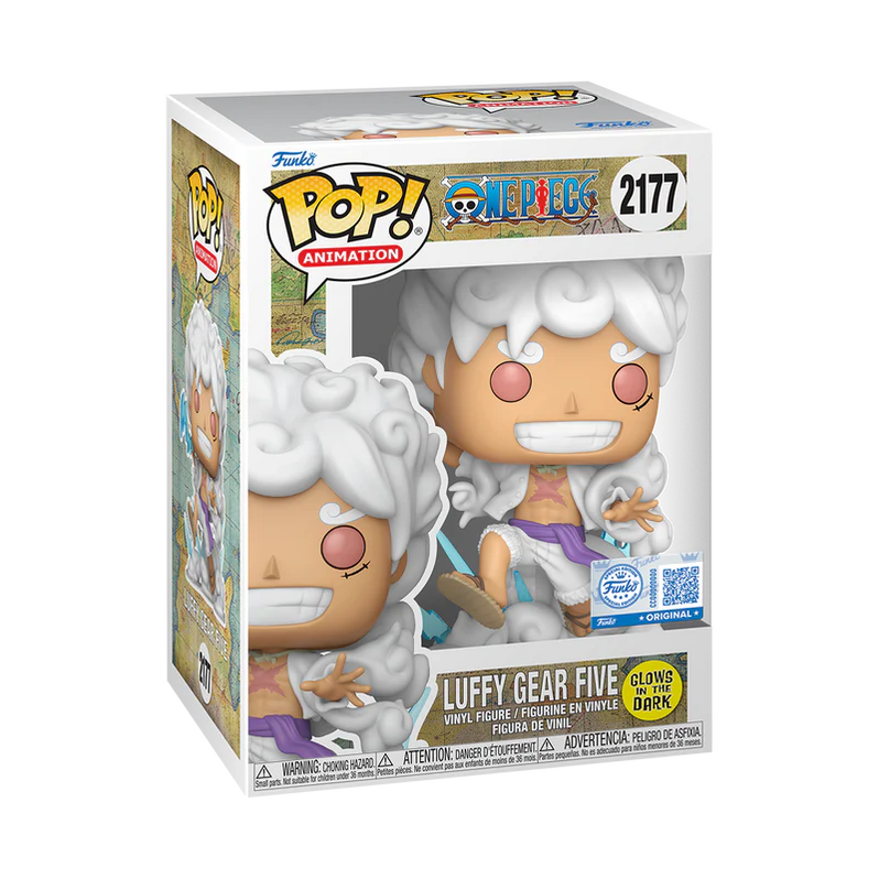 Funko Pop Animation: One Piece - Luffy Gear 5 Glow Exclusivo, #2177