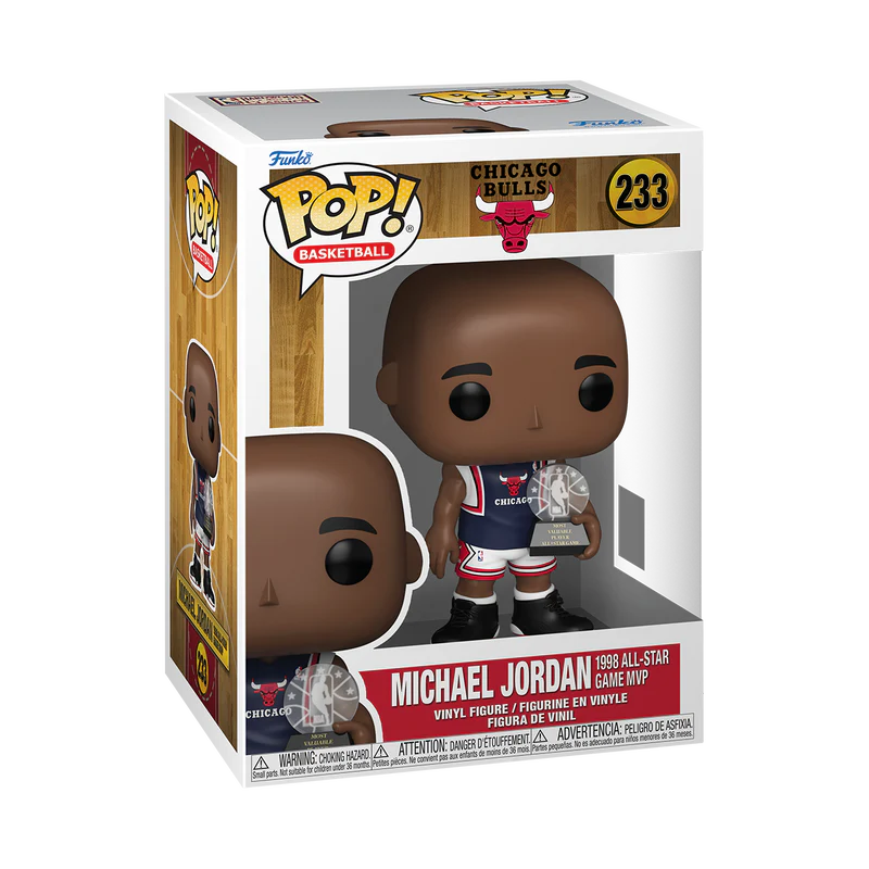 FUNKO POP NBA: Chicago Bulls - Michael Jordan 1998 All Star Game MVP, #233