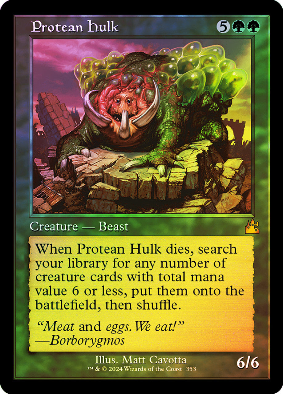 Protean Hulk (Retro Frame) (Foil)
