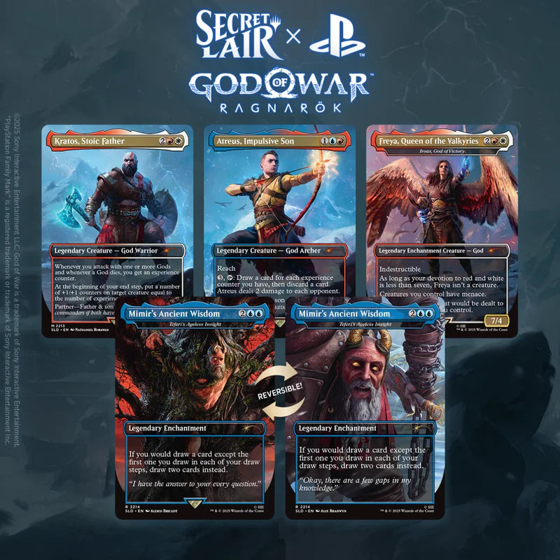 Secret Lair x Paystation: God of War: Norse (Regular) - Magic: The Gathering (NO FOIL)