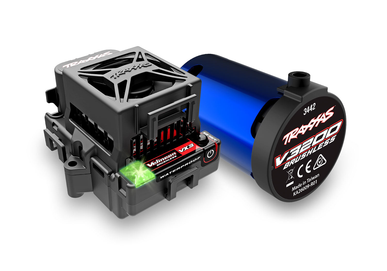 Traxxas - Slash® 4x4 VX3 1/10 RTR 4WD Brushless Short Course Truck w/VX3 ESC, TQi™ Sport 2.4GHz Radio & TSM®, Verde