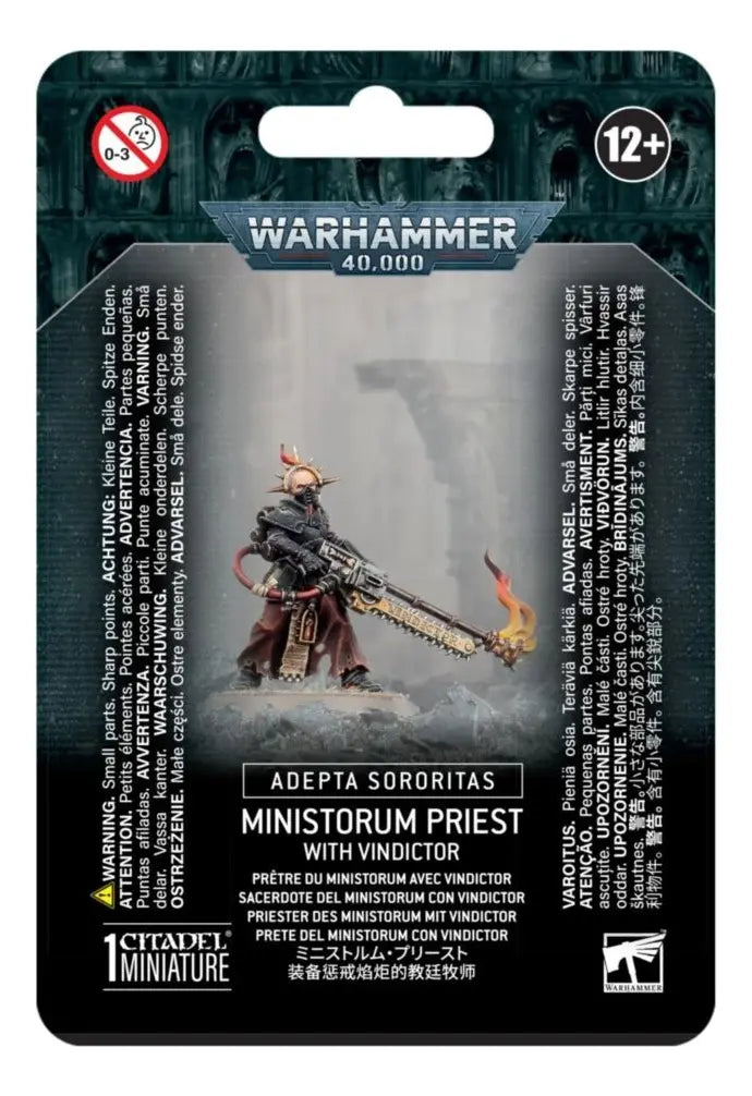 Games Workshop - Warhammer 40,000: MINISTORUM PRIEST WITH VINDICTOR