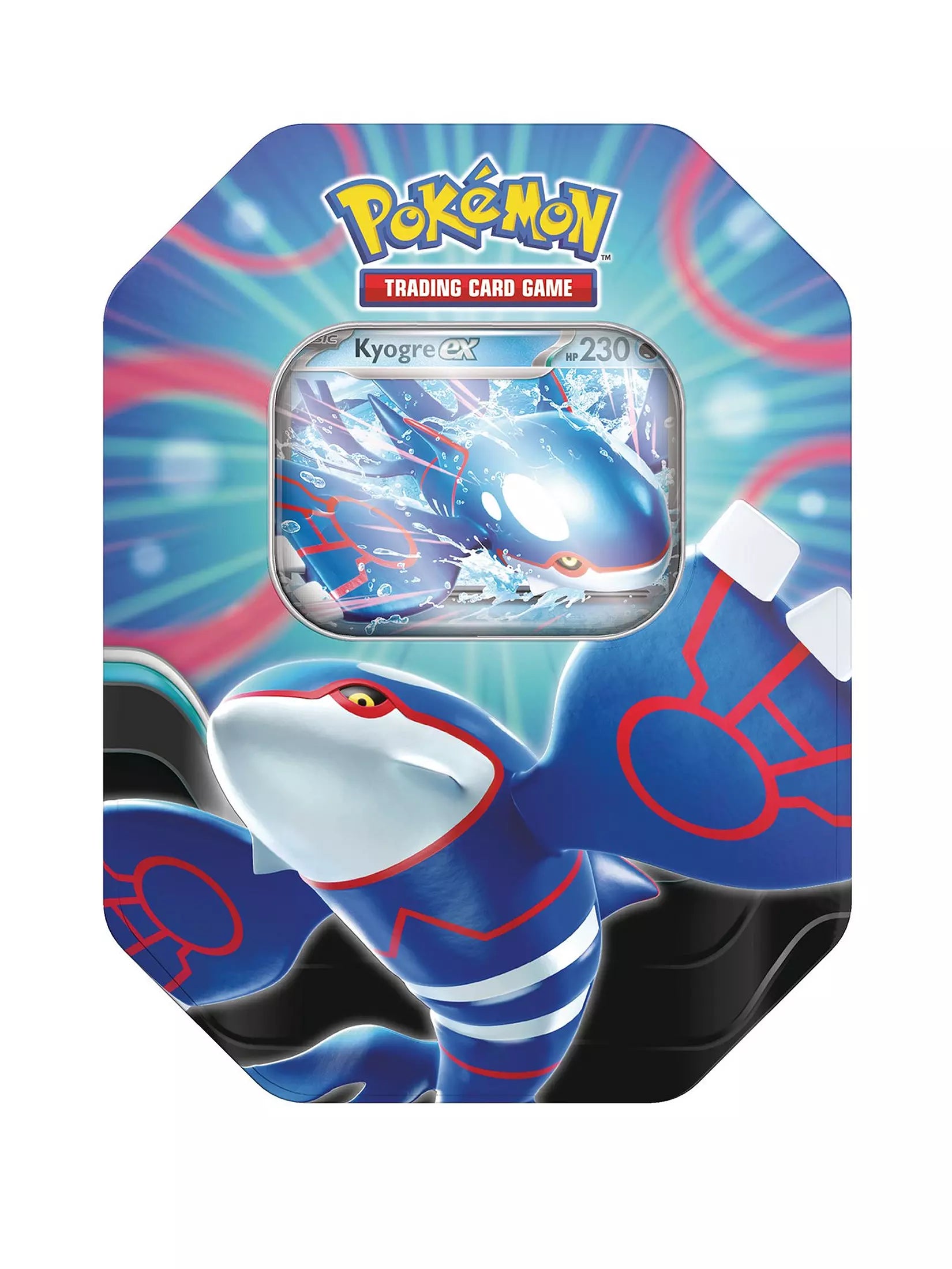 Pokemon TCG: Azure Legends Tin Case (Kyogre EX) - Español