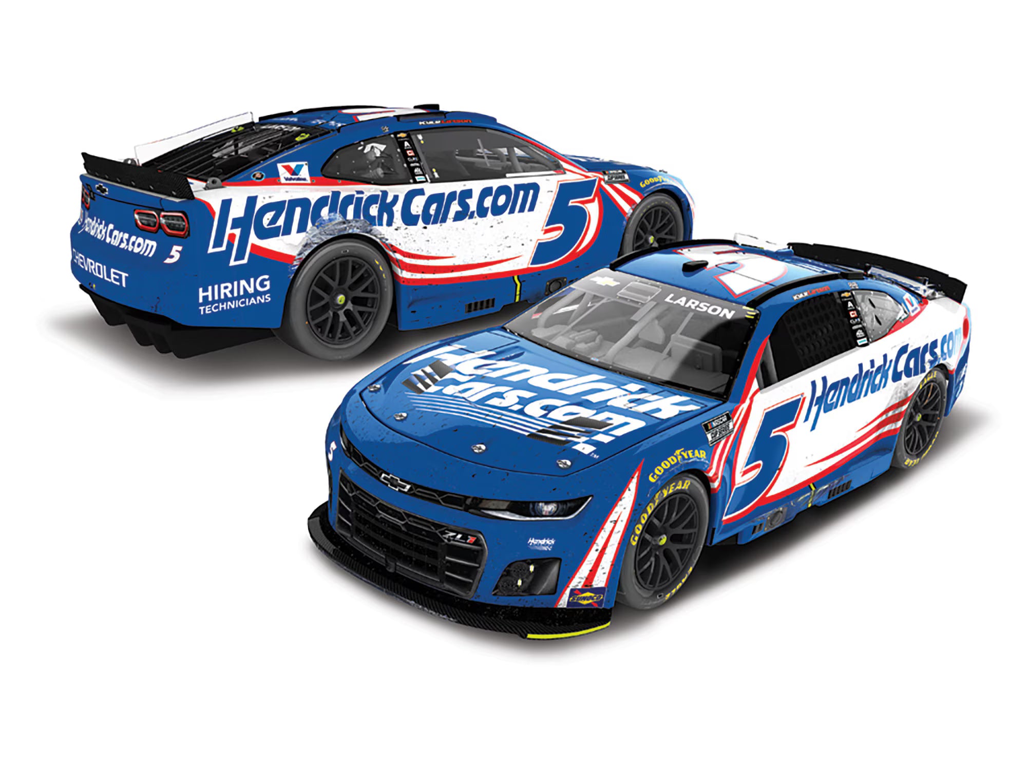 Lionel Racing - Kyle Larson #5 HendrickCars.com Homestead Win 2025 Chevrolet, escala 1:64