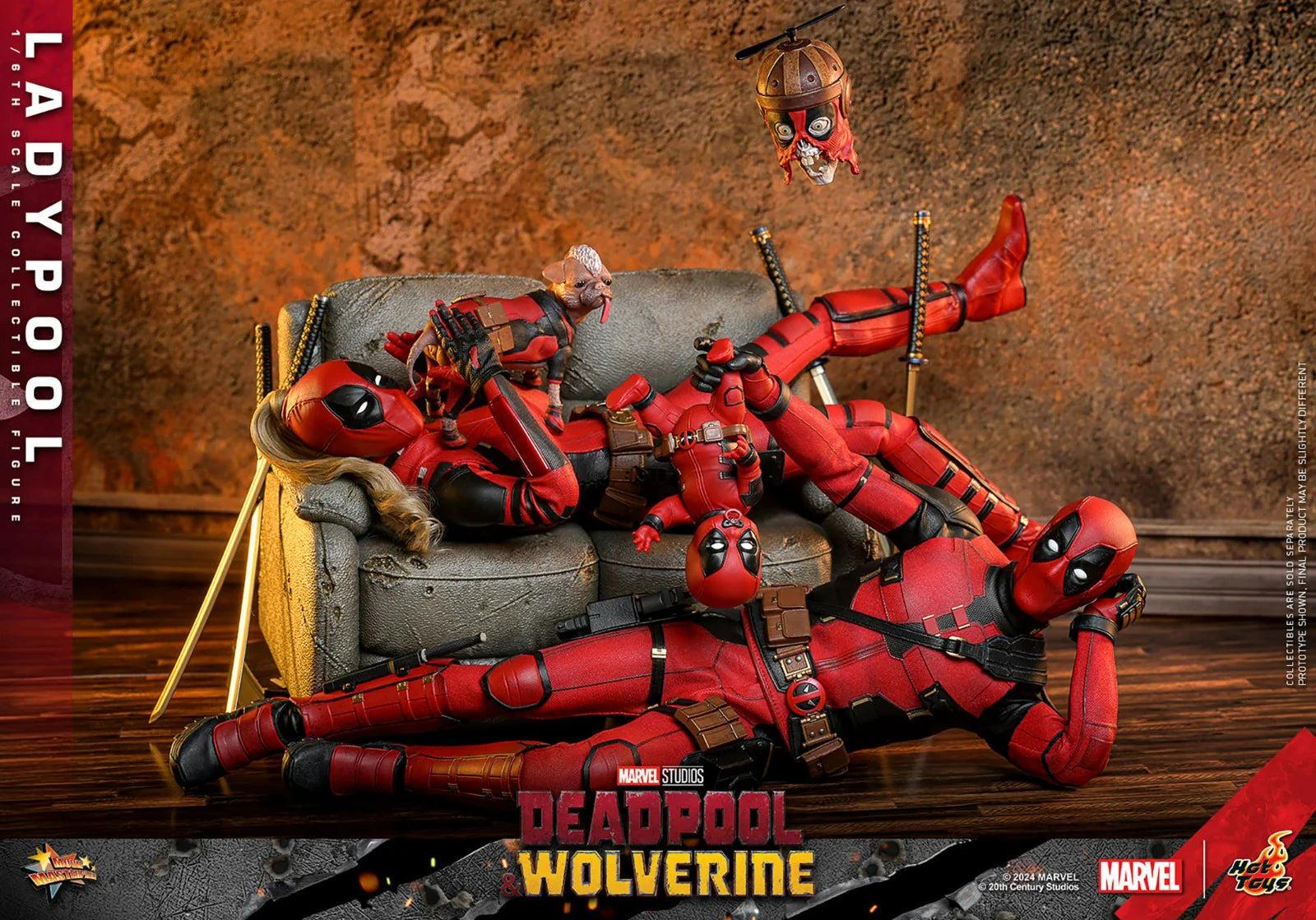 Hot Toys - Movie Masterpiece: Deadpool y Wolverine - LadyPool Escala 1/6  PRE VENTA. ENTREGA ESTIMADA FEBRERO-ABRIL 2025