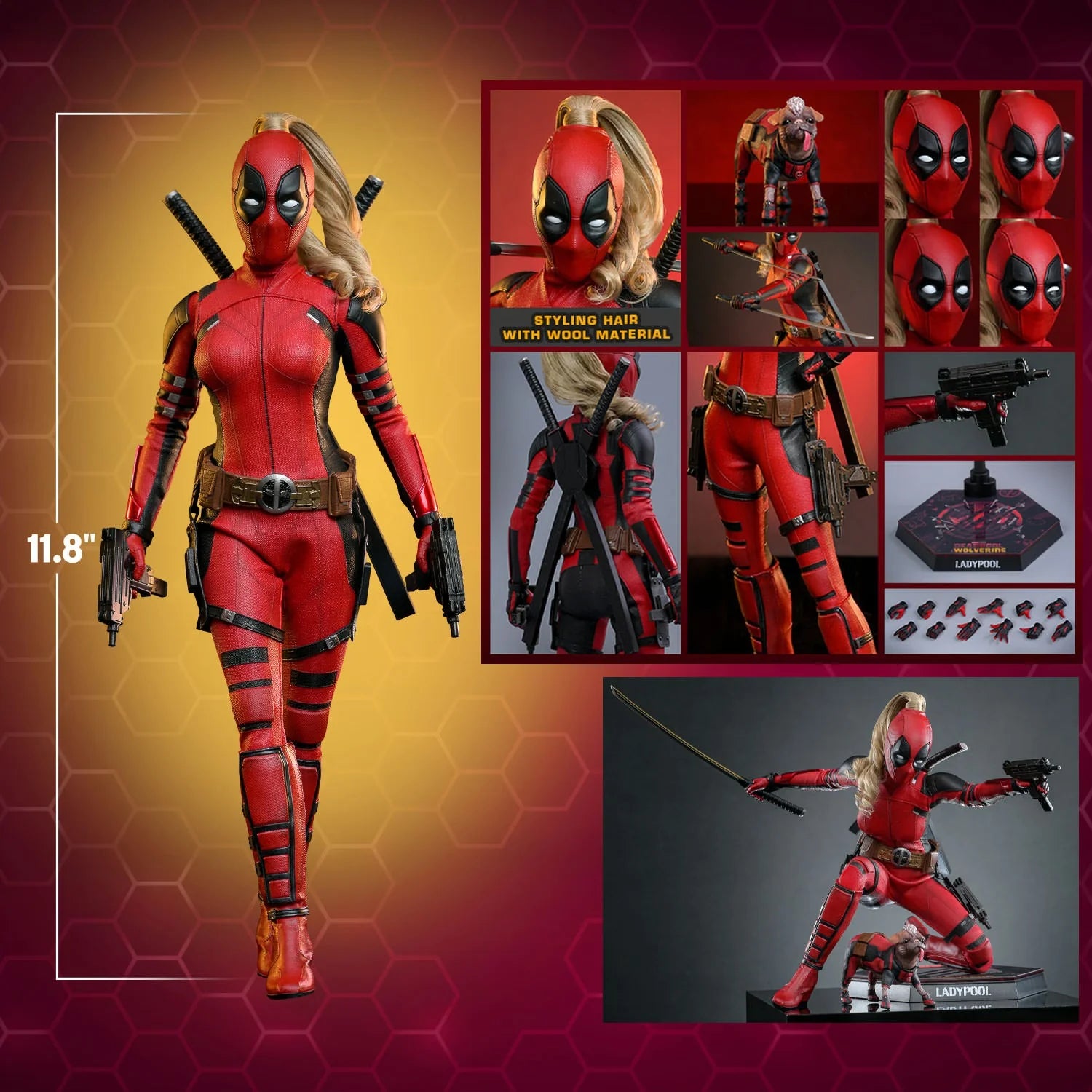 Hot Toys - Movie Masterpiece: Deadpool y Wolverine - LadyPool Escala 1/6  PRE VENTA. ENTREGA ESTIMADA FEBRERO-ABRIL 2025
