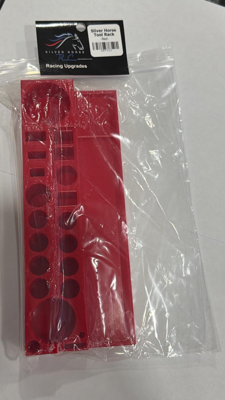 Silver Horse RC - Master Tool Kit & Cyclone Rack - Red