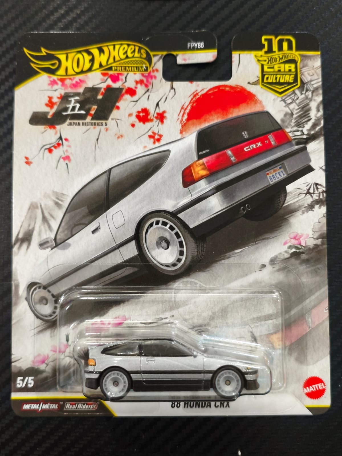 Mattel - Hot Wheels 88 Honda CRX - 2025 Car Culture Japan Historics 5, 5/5