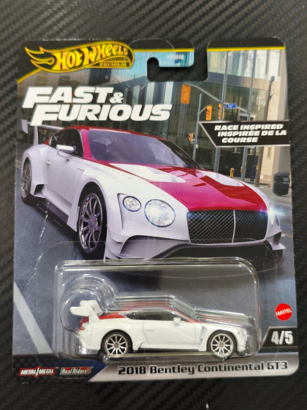Mattel - Hot Wheels Premium 2018 Bentley Continental GT3 Fast & Furious 2024 4/5