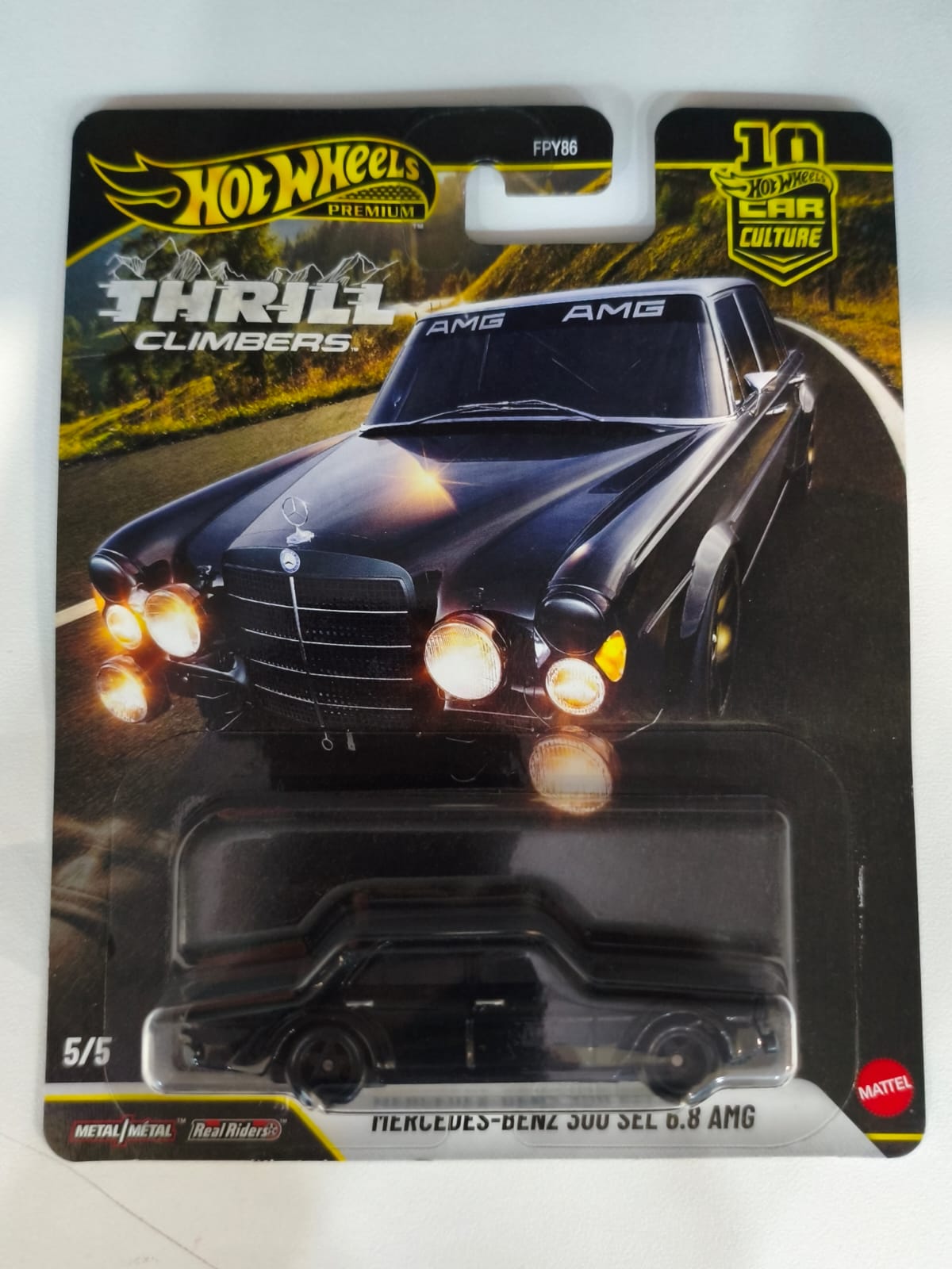 Mattel - Hot Wheels Mercedes-Benz 300 SEL 6.8 AMG 5/5