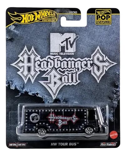 Mattel - Premium Pop Culture Mtv Headbangers Ball Hw Tour Bus Hot Wheels