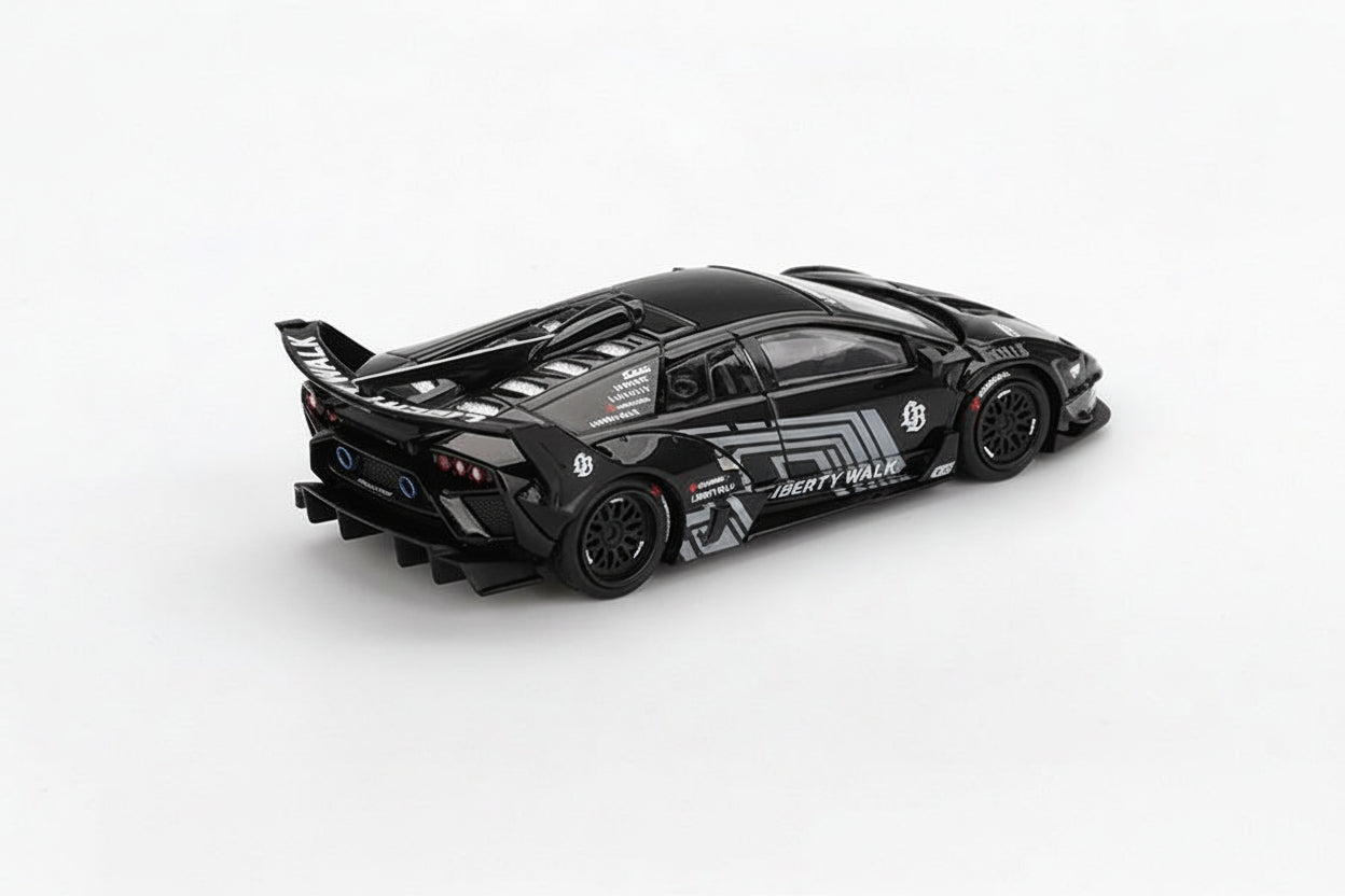 Mini GT - Lamborghini LB-Silhouette WORKS MURCIELAGO GT Evo Black 1/64