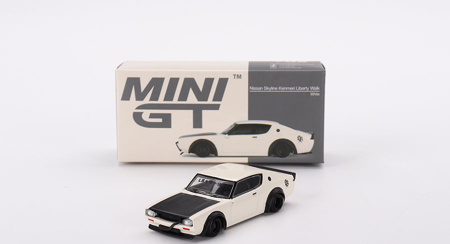 Mini GT - Nissan Skyline Kenmeri Liberty Walk White 1/64