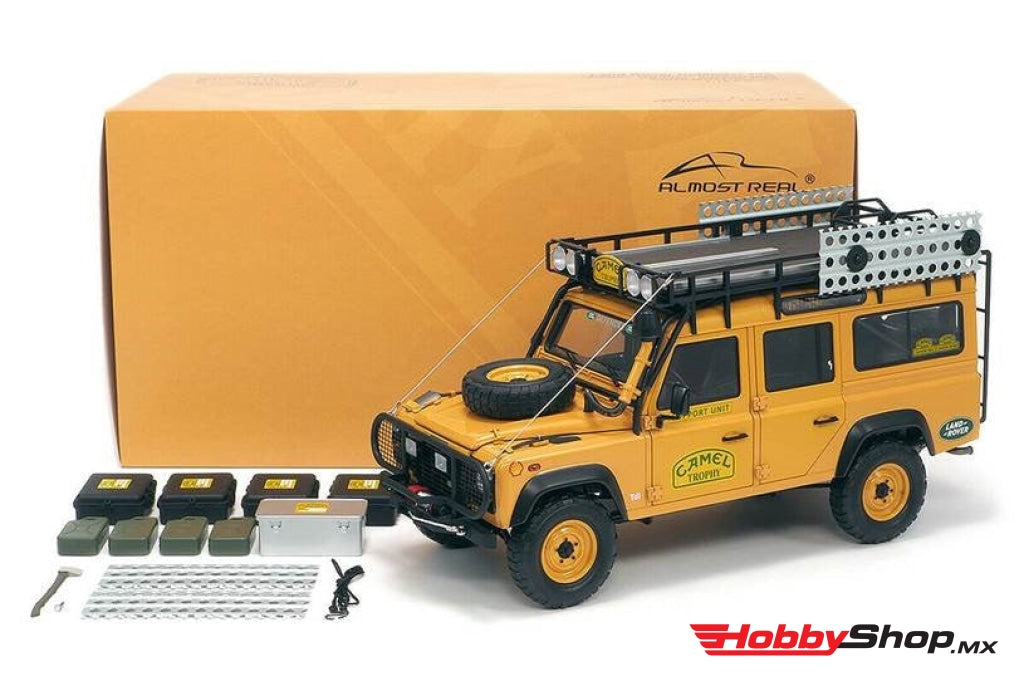 Almost Real - Land Rover Defender 110 Camel Trophy Support Unit Sabah Malaysia 1993 Escala 1:18 En