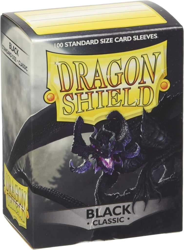 Arcane Tinmen - Dragon Shield Black Classic Sleeves Standard Size En Existencia