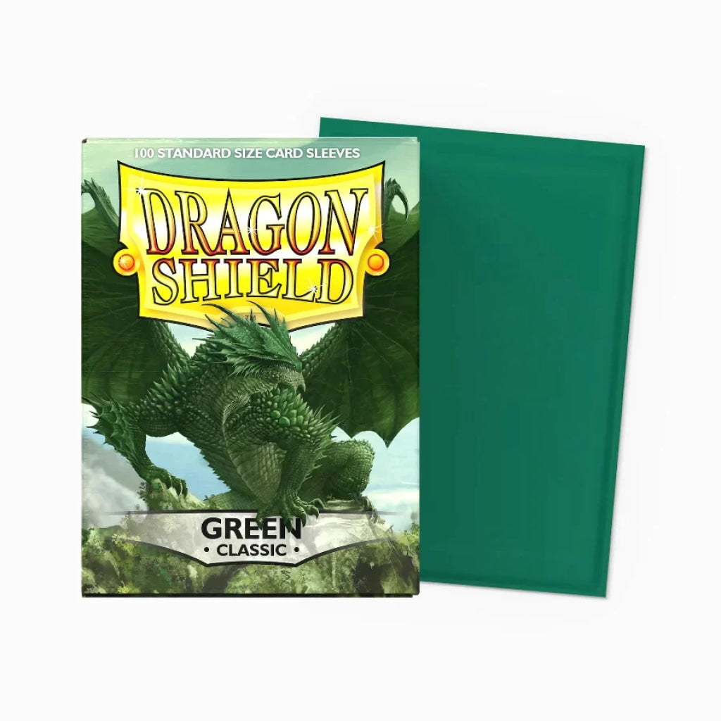 Arcane Tinmen - Dragon Shield Green Classic Sleeves Standard Size En Existencia