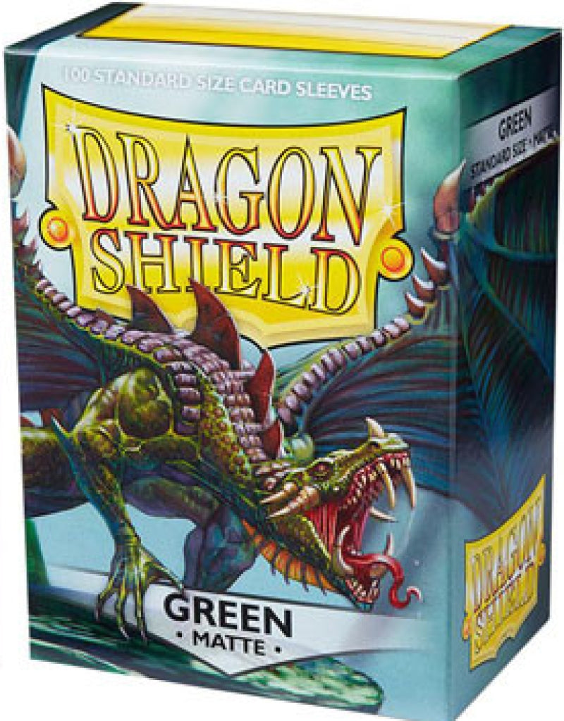 Arcane Tinmen - Dragon Shield Green Matte Sleeves Standard Size En Existencia