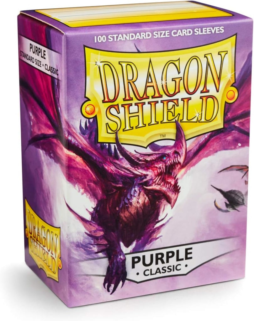 Arcane Tinmen - Dragon Shield Purple Classic Sleeves Standard Size En Existencia
