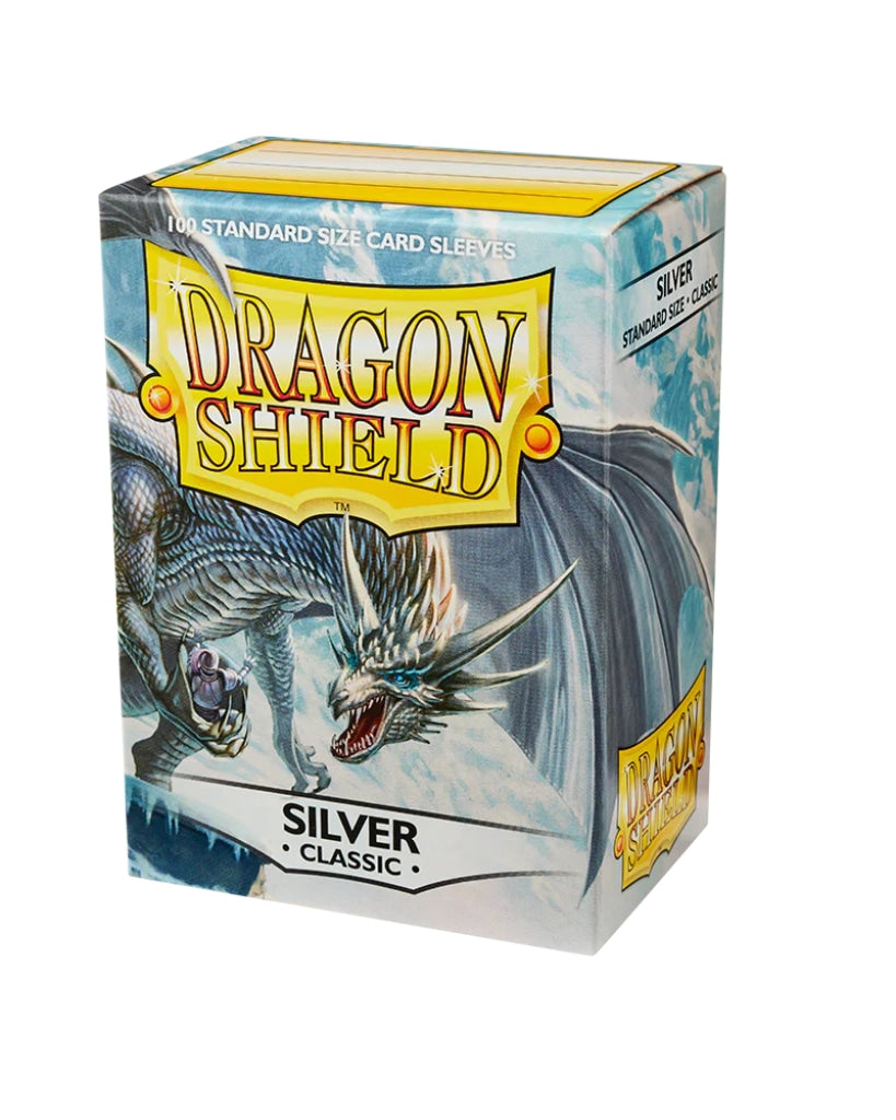 Arcane Tinmen - Dragon Shield Silver Classic Sleeves Standard Size En Existencia