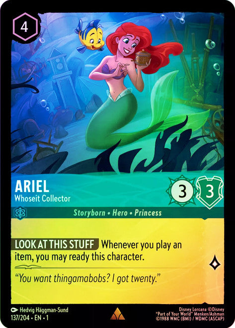 Carta Prince Eric - Expert Helmsman,Set Into the Inklands, Número de Tarjeta 121 , Color Ruby, Rarity Super Rare
