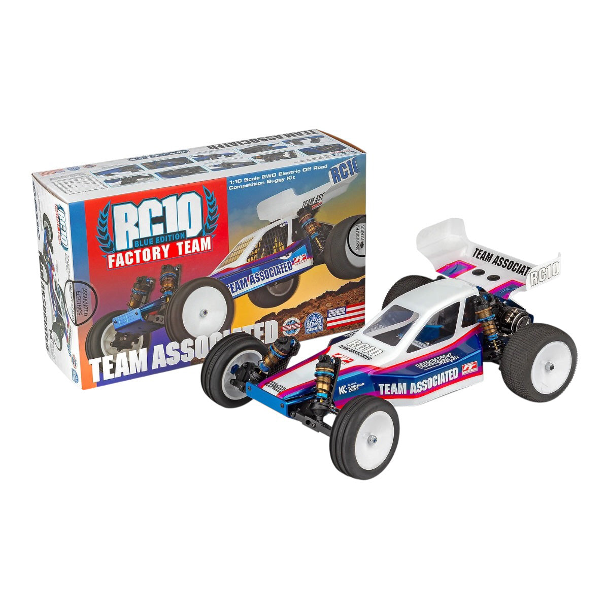 **PREVENTA** RC10 Factory Team Kit - Blue Edition