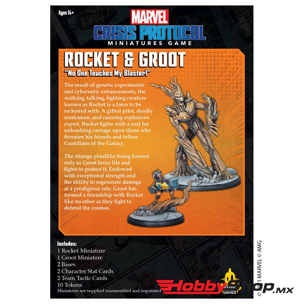 Asmodee - Marvel: Crisis Protocol Rocket & Groot En Existencia