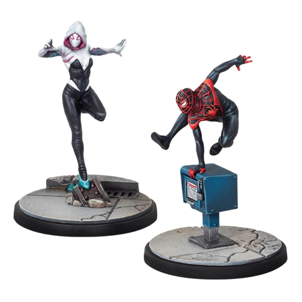 Asmodee - Marvel: Crisis Protocol Spider-Man & Ghost-Spider En Existencia