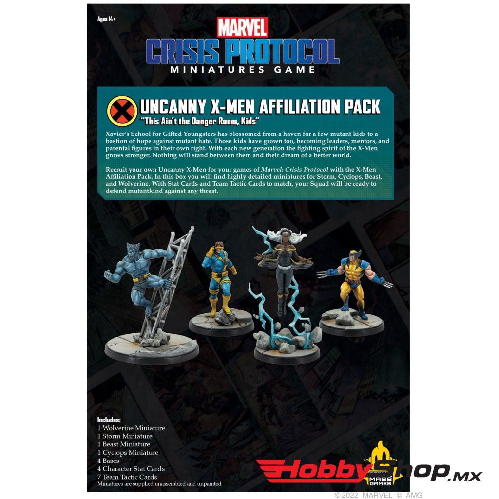 Asmodee - Marvel: Crisis Protocol Uncanny X-Men Affiliation Pack En Existencia