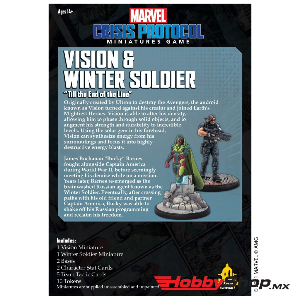 Asmodee - Marvel: Crisis Protocol Vision & Winter Soldier En Existencia