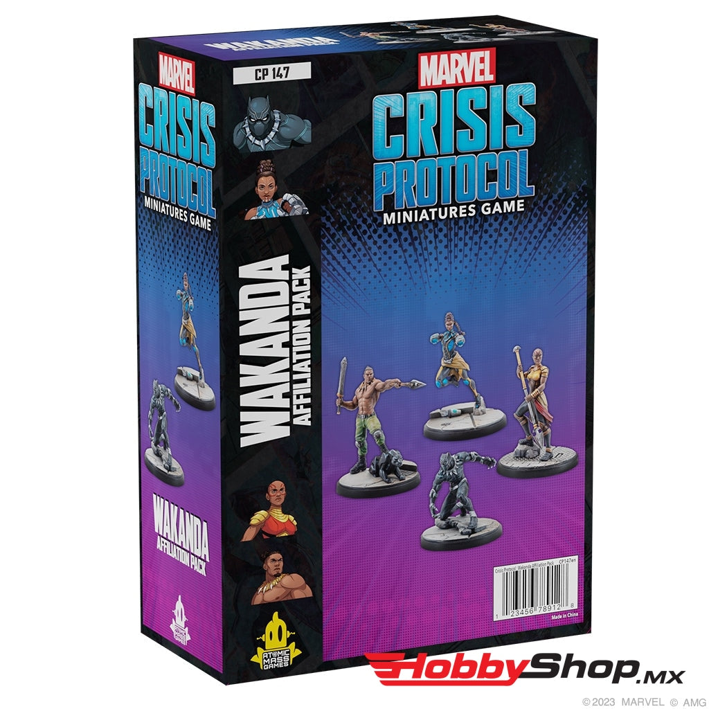 Asmodee - Marvel: Crisis Protocol Wakanda Affiliation Pack En Existencia