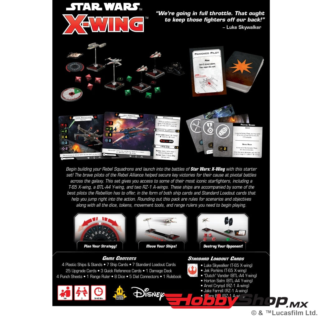 Asmodee - Rebel Alliance Squadron Starter Pack En Existencia