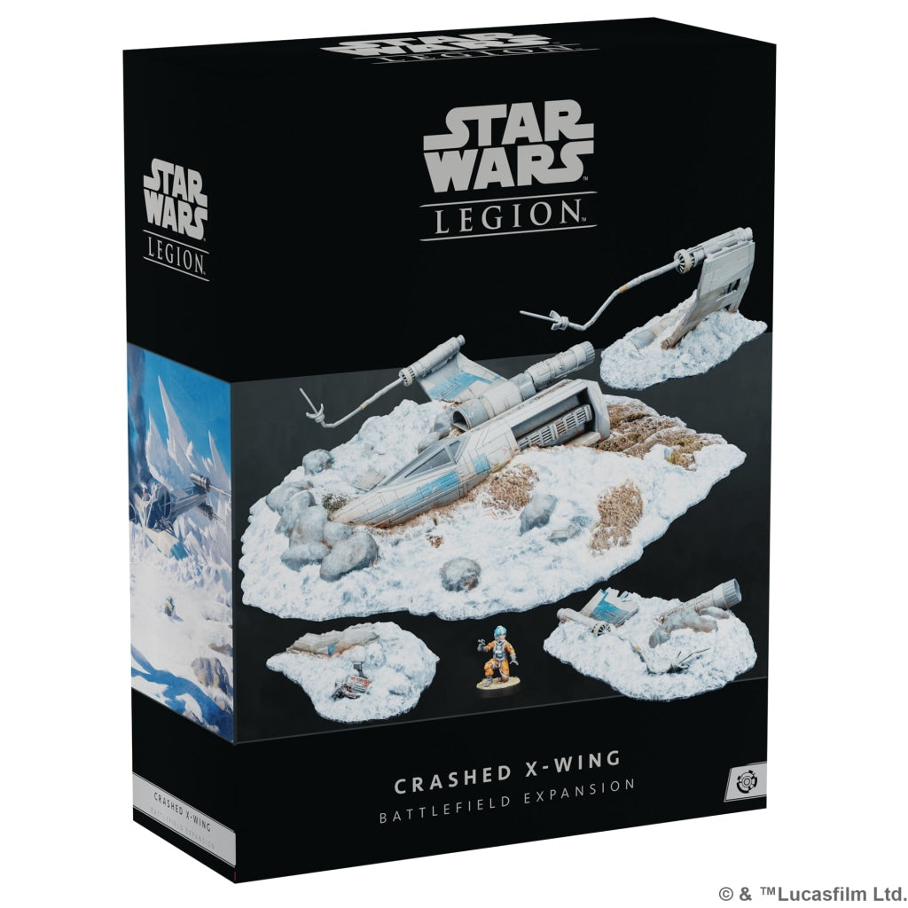 Asmodee - Star Wars: Legion Crashed X-Wing Battlefield Expansion En Existencia
