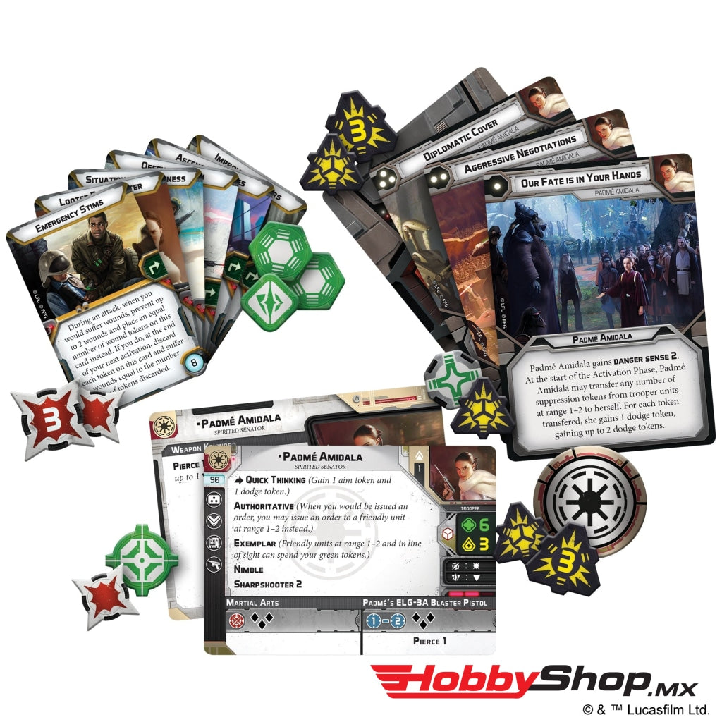 Asmodee - Star Wars: Legion Padme Amidala Operative En Existencia