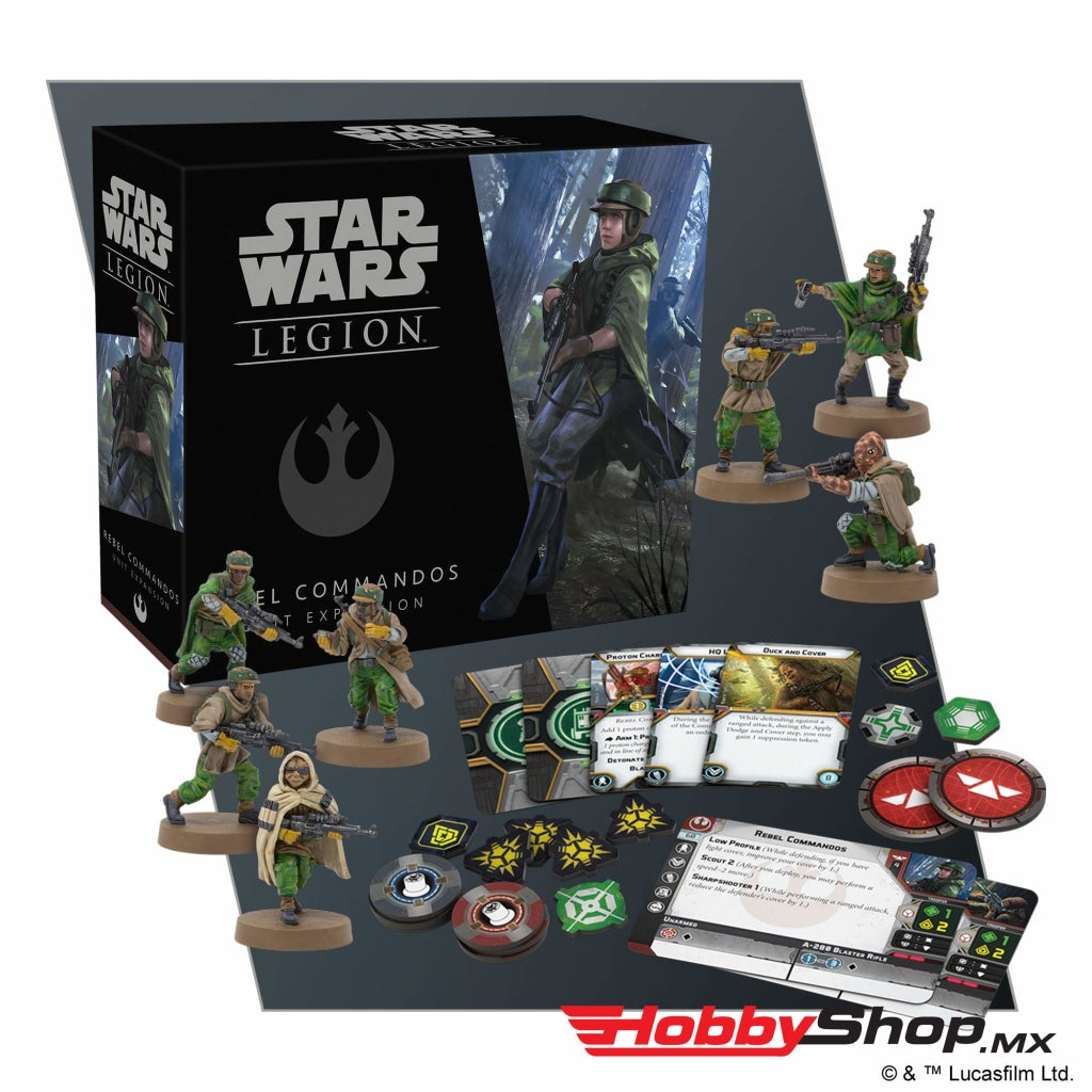 Asmodee - Star Wars: Legion Rebel Commandos En Existencia