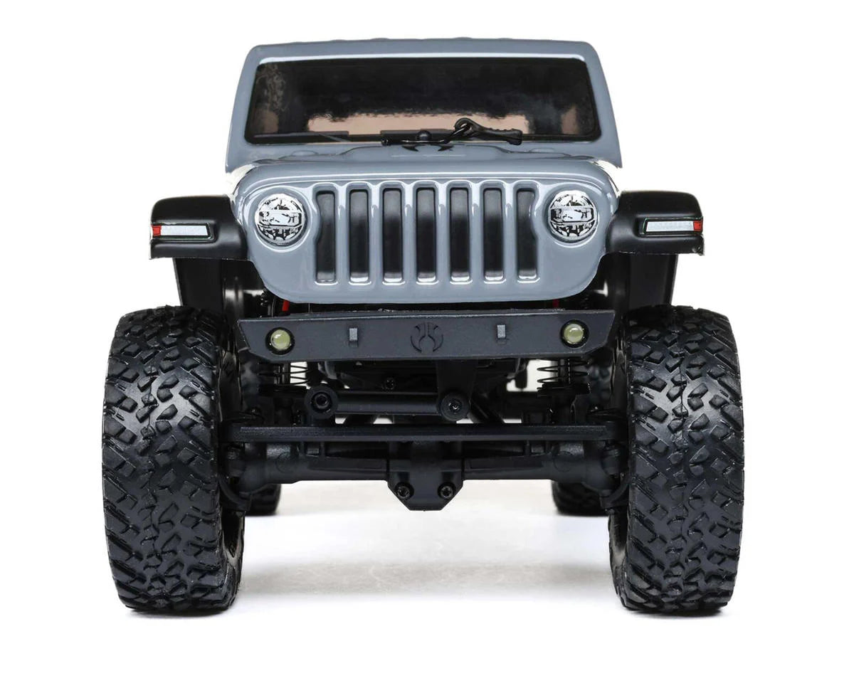 Axial - 1/24 SCX24 2019 Jeep Wrangler JLU CRC 4X4 RTR Brushed Rock Crawler (Battery & Charger Included), Gray